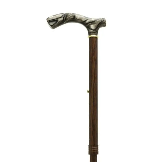 García 1880 Klappbare Krücke Imit Holzfaust Methacrylat