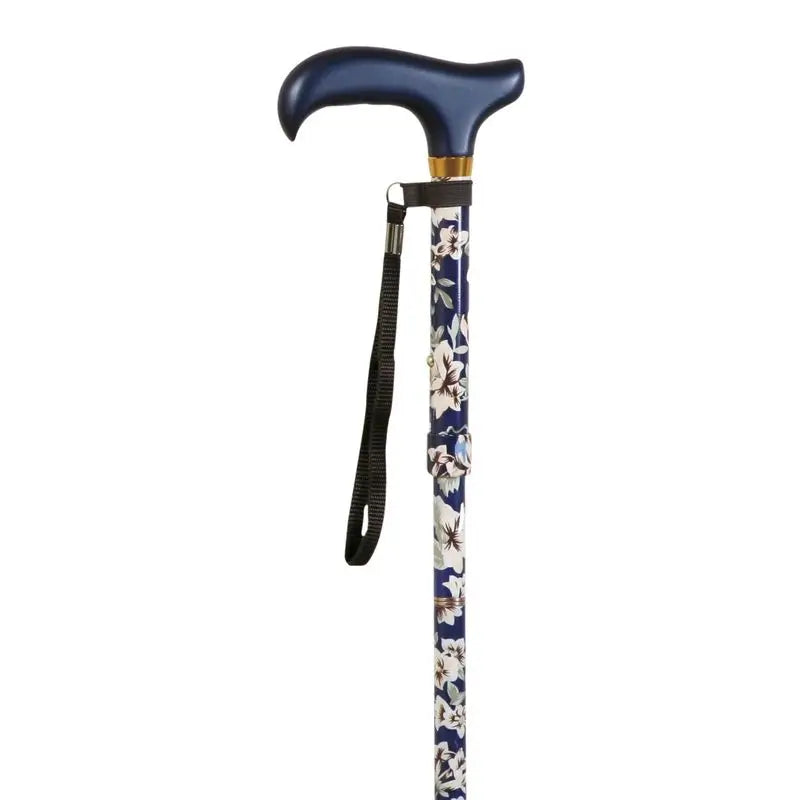 Garcia 1880 Mini-Faltkrücke, Blaue Blumen