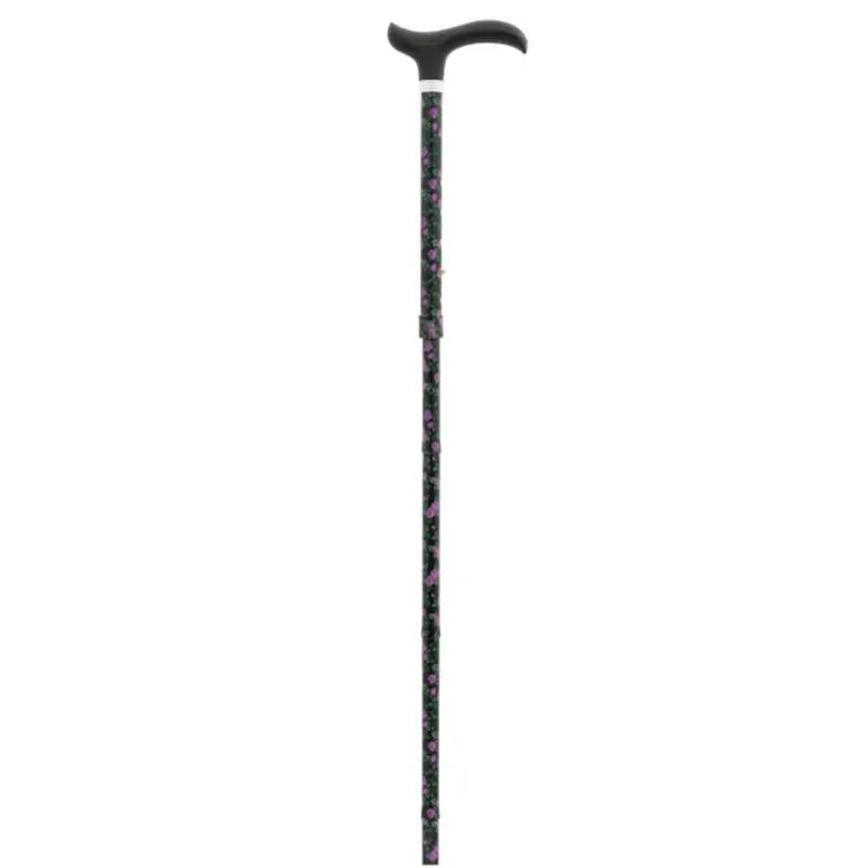 Garcia 1880 Folding Krücke Slim Blumen Soft Touch Manschette