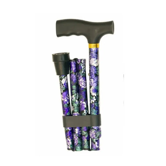 García 1880 Muletilla Plegable Violett Folding Kunststoff Faust Blumen