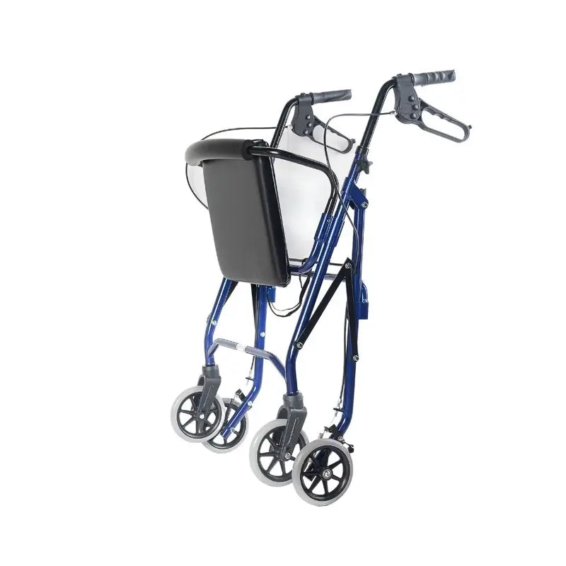 Garcia 1880 Aluminium Rollator mit Bremsen (Blau)