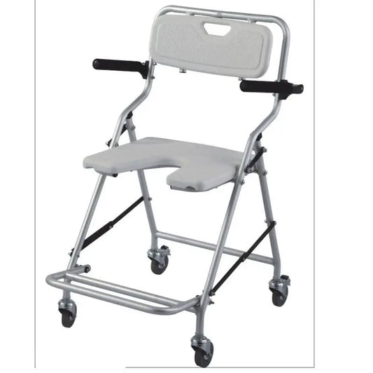 Garcia 1880 Folding Bath Chair With Wheels