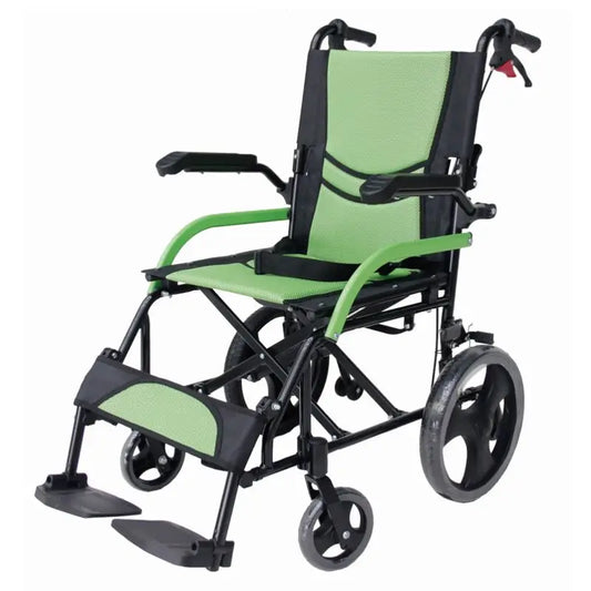Garcia 1880 Aluminium Transportrollstuhl Aluminium Transportrollstuhl Klappbare Arme