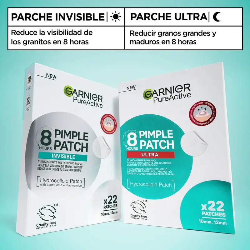 Garnier Anti-Akne Pureactive 8H Pickel Patch Ultra , 22 Einheiten