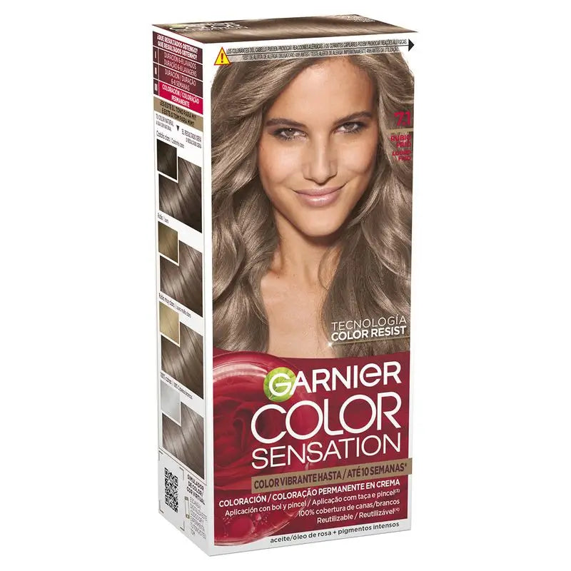 Garnier Color Sensation Creme Dauerhafte Farbe 7.1 Kühles Blond