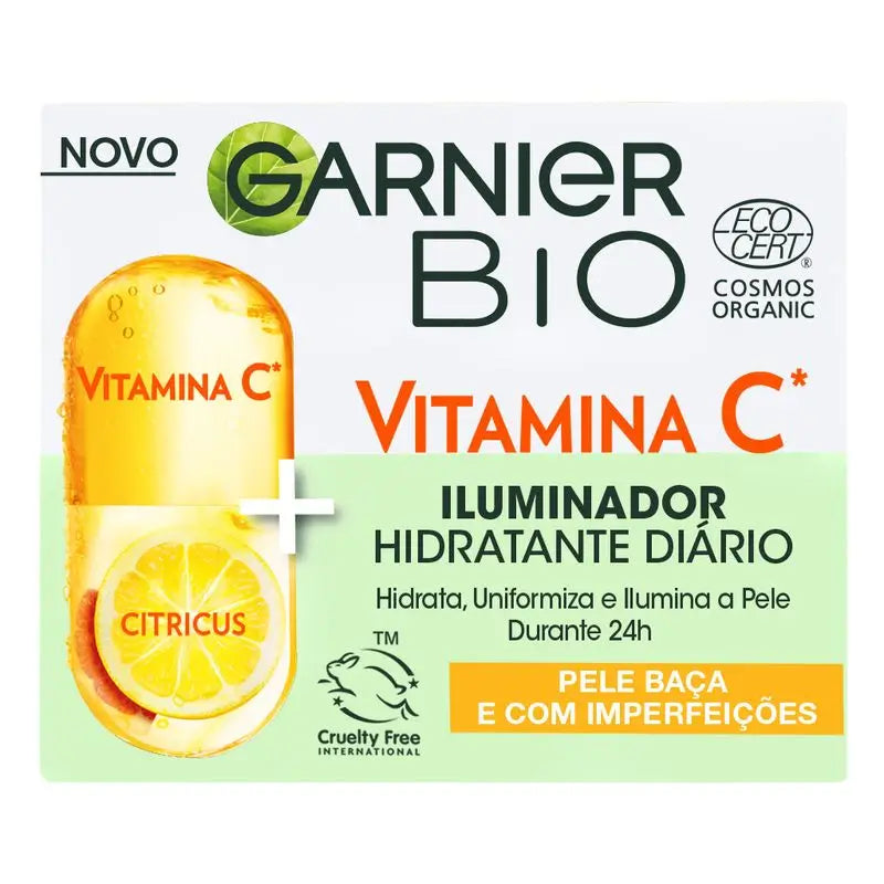 Die Garnier Brightening Day Cream mit Vitamin C pflegt, korrigiert Fältchen und verleiht der Haut Tag für Tag mehr Ausstrahlung.