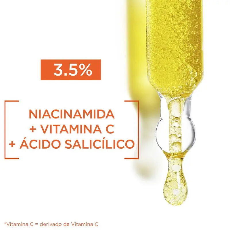 Garnier Serum Creme mit Spf 25. hohe Konzentration von Vitamin C Serum und Sonnenschutz, 50Ml