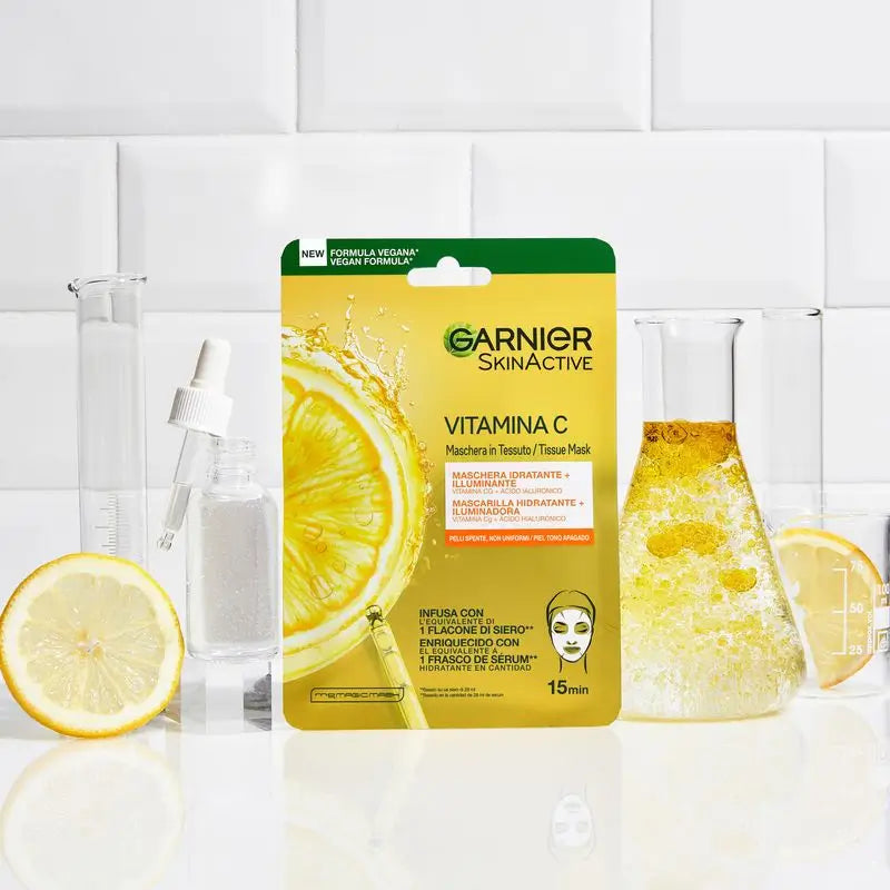Garnier Serum Creme mit Spf 25. hohe Konzentration von Vitamin C Serum und Sonnenschutz, 50Ml