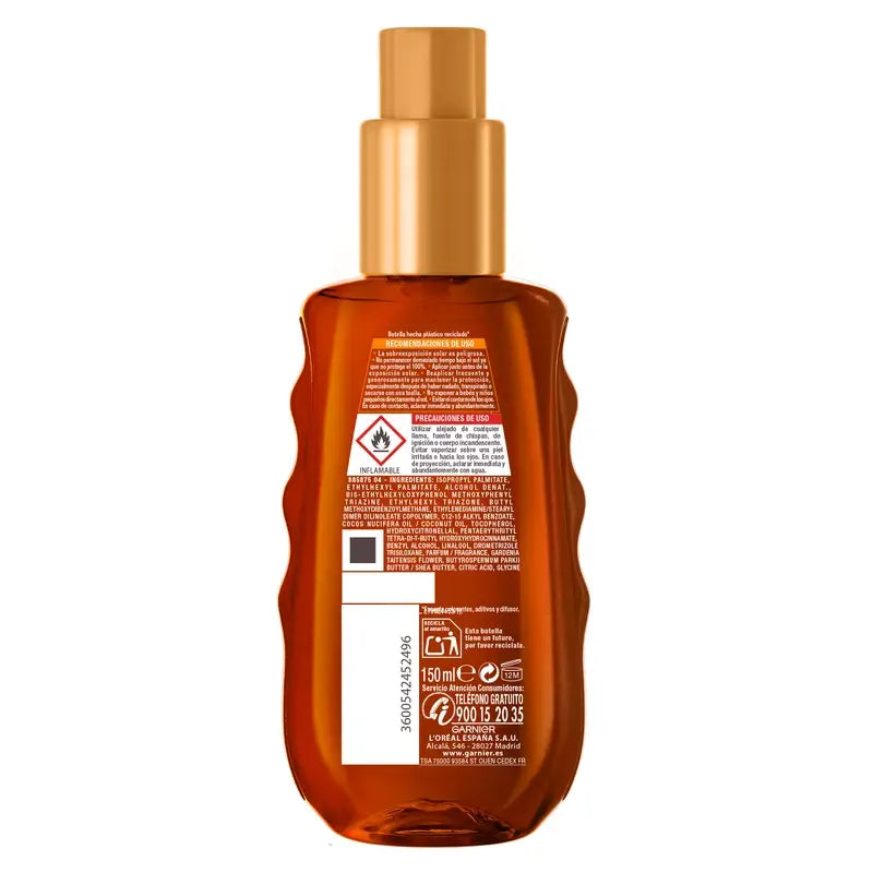 Garnier Delial Schützendes Bräunungsöl Spf 30 , 150 ml