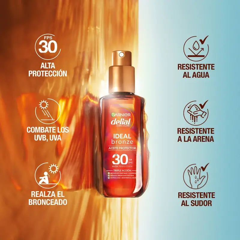 Garnier Delial Schützendes Bräunungsöl Spf 30 , 150 ml