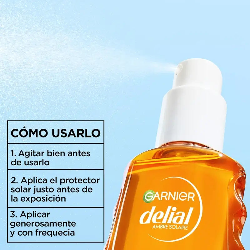 Garnier Delial Delial Sensitive Advanced Feuchtigkeitspflege Sonnenschutz Wasser Spf 30, 150Ml