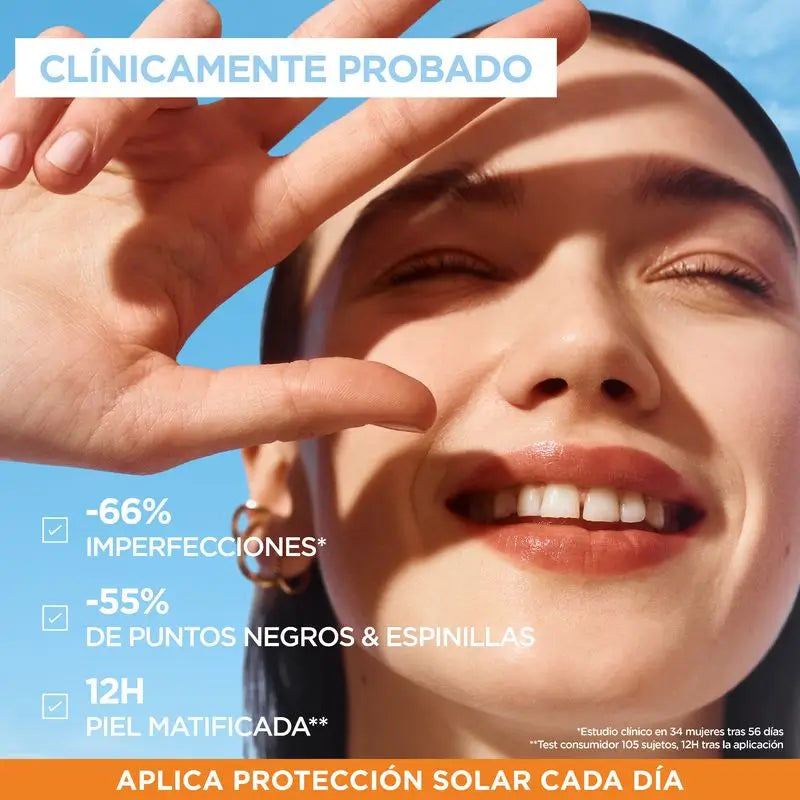Garnier Delial Super Uv Niacinamide Fps50+ Anti-Unvollkommenheit tägliche flüssige Creme