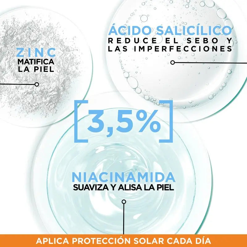 Garnier Delial Super Uv Niacinamide Fps50+ Anti-Unvollkommenheit tägliche flüssige Creme