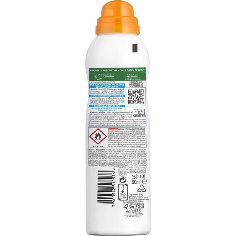 Garnier Delial Sensitive Advanced Anti-Sand Nebel Spf 50+, 150ml
