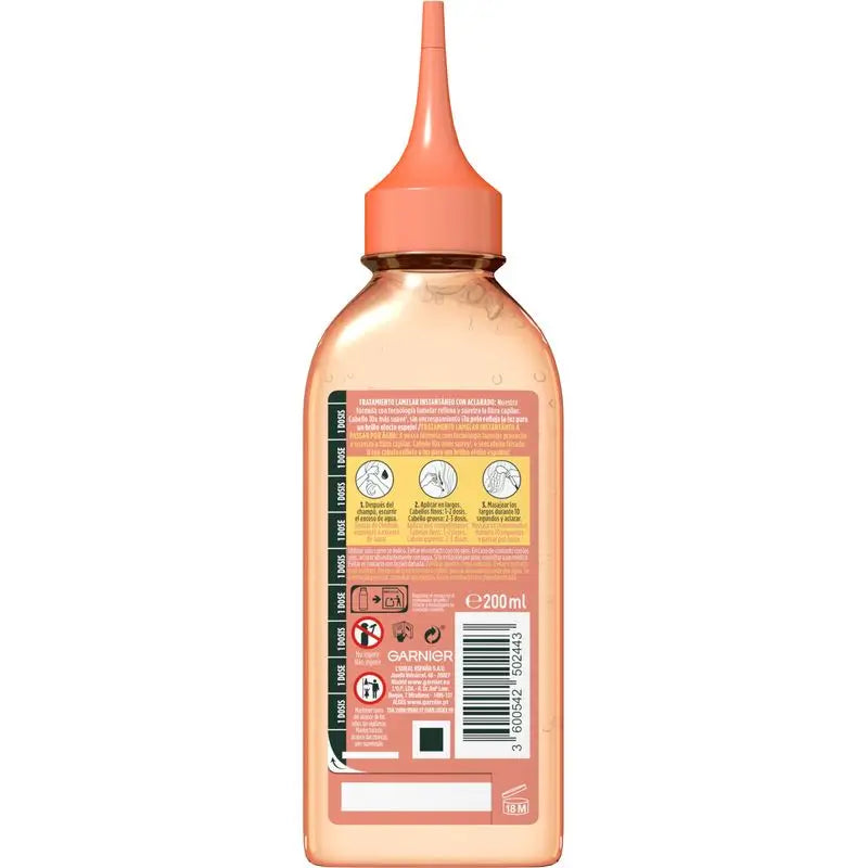 Garnier Fructis Haar Drink Ananas Anti-Breakage. Haar 10X weicher, glänzender & Frizz frei, 200Ml