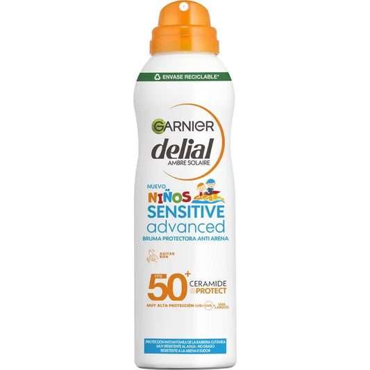 Garnier Delial Sensitive Advanced Anti-Sand Nebel Spf 50+, 150ml
