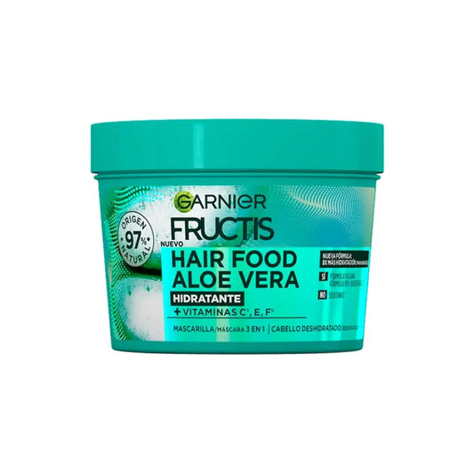 GarnierFructis Hair Food Aloe Vera 3 in 1 Feuchtigkeitsmaske 400 ml für trockenes Haar