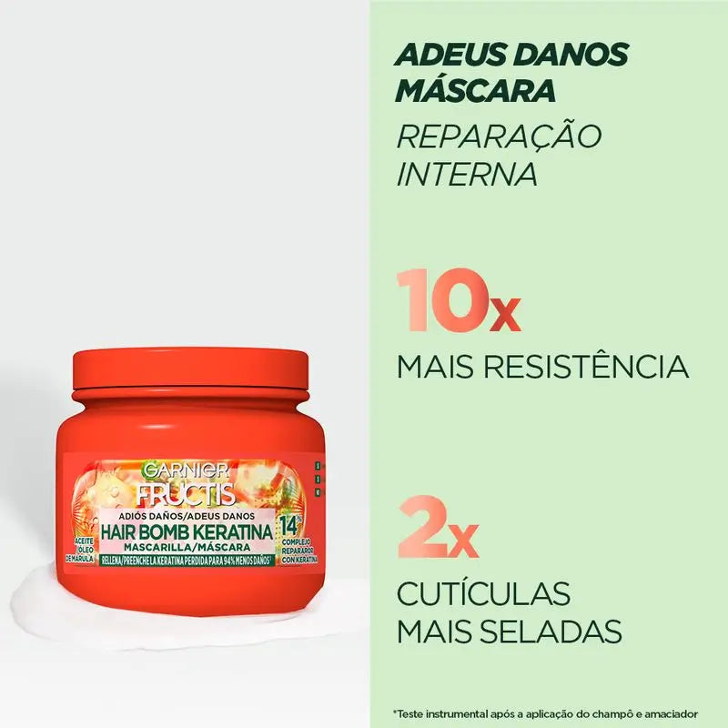 Garnier Fructis Goodbye Damage Mask mit Marula-Öl für geschädigtes Haar 320Ml