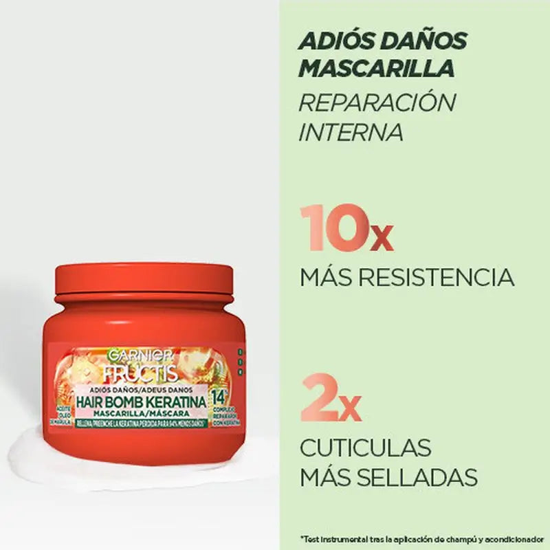 Garnier Fructis Goodbye Damage Mask mit Marula-Öl für geschädigtes Haar 320Ml