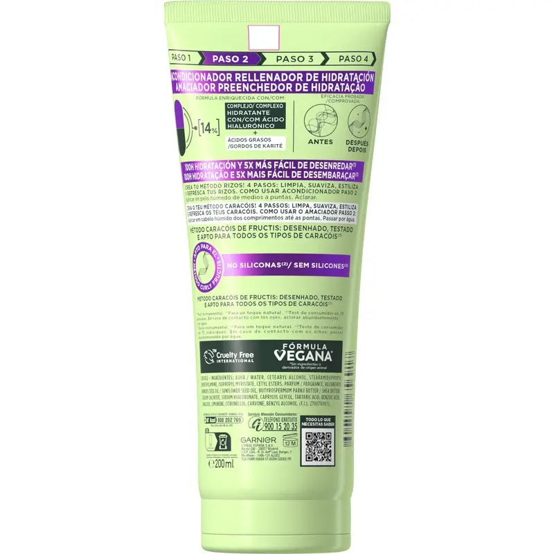 Garnier Fructis Curl Method Step 2 Pflegespülung, 200 ml