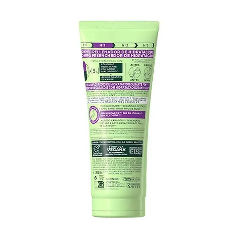 Garnier Fructis Curl Methode #1 Shampoo für 72H befeuchtete Locken 200Ml