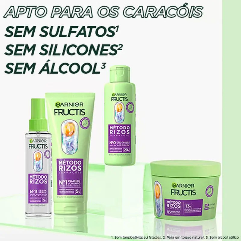 Garnier Fructis Curl Method Curl Mask #2 für hydratisierte Locken für 1 Woche 370Ml