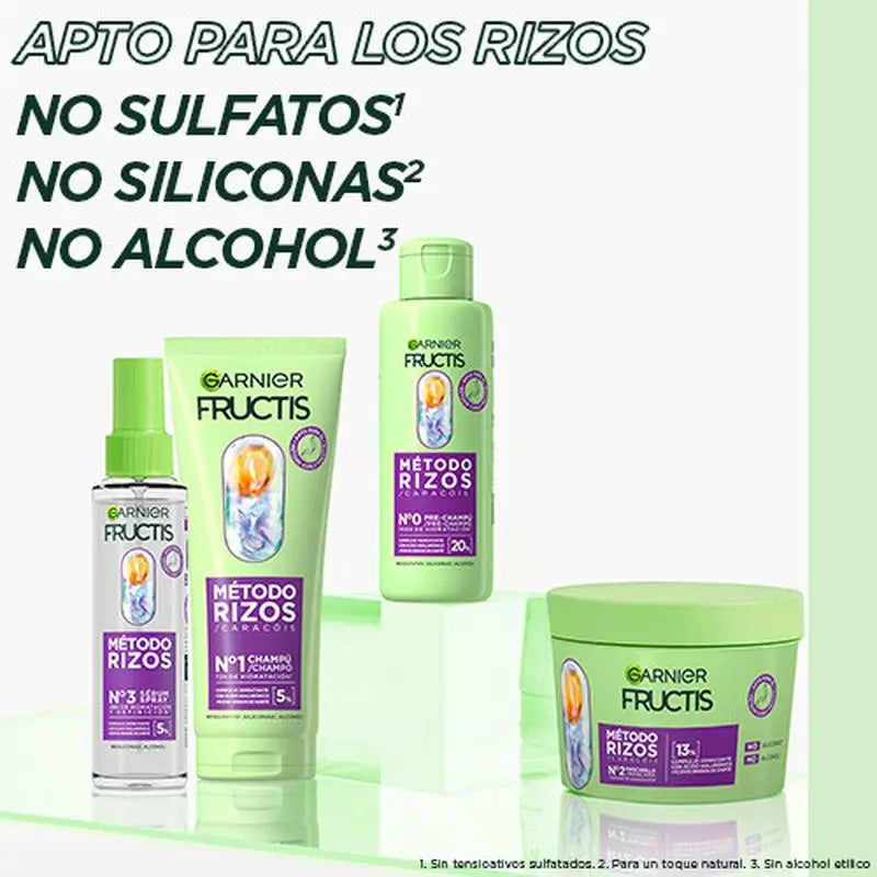 Garnier Fructis Curl Method Curl Mask #2 für hydratisierte Locken für 1 Woche 370Ml