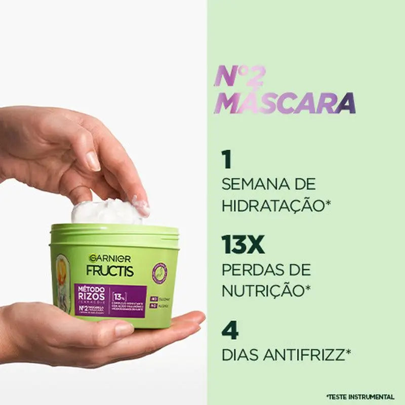 Garnier Fructis Curl Method Curl Mask #2 für hydratisierte Locken für 1 Woche 370Ml