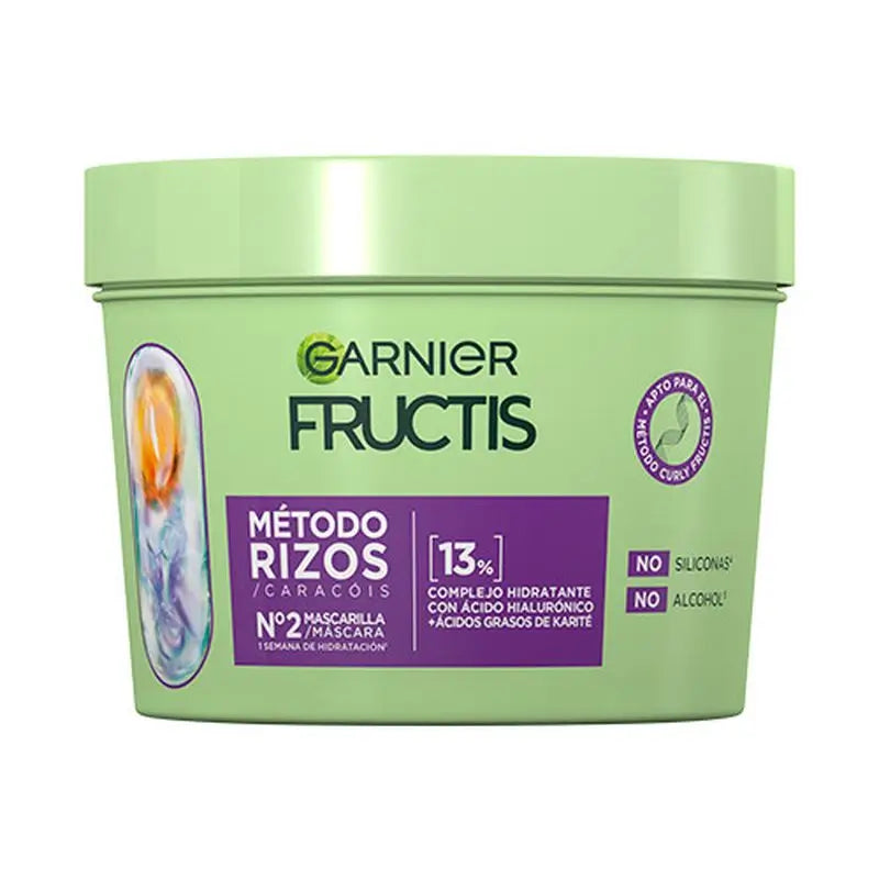 Garnier Fructis Curl Method Curl Mask #2 für hydratisierte Locken für 1 Woche 370Ml