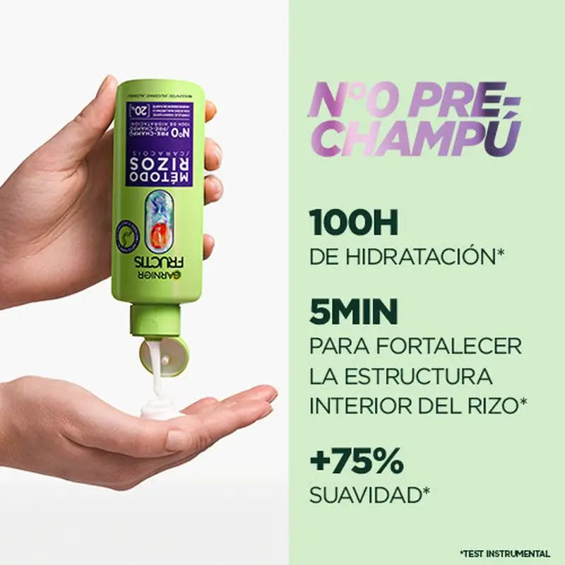 Garnier Fructis Curl Method Pre-Shampoo No.0 Für befeuchtete Locken Für 100H 200Ml