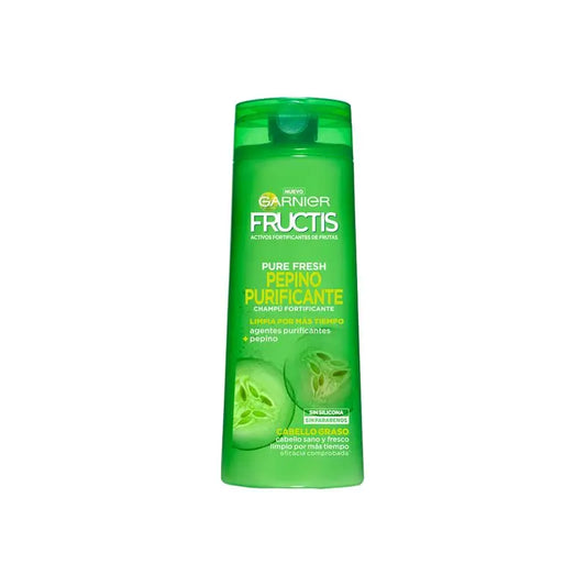 Garnier Fructis Pure Fresh Gurke Reinigendes Shampoo Fettiges Haar 380ml