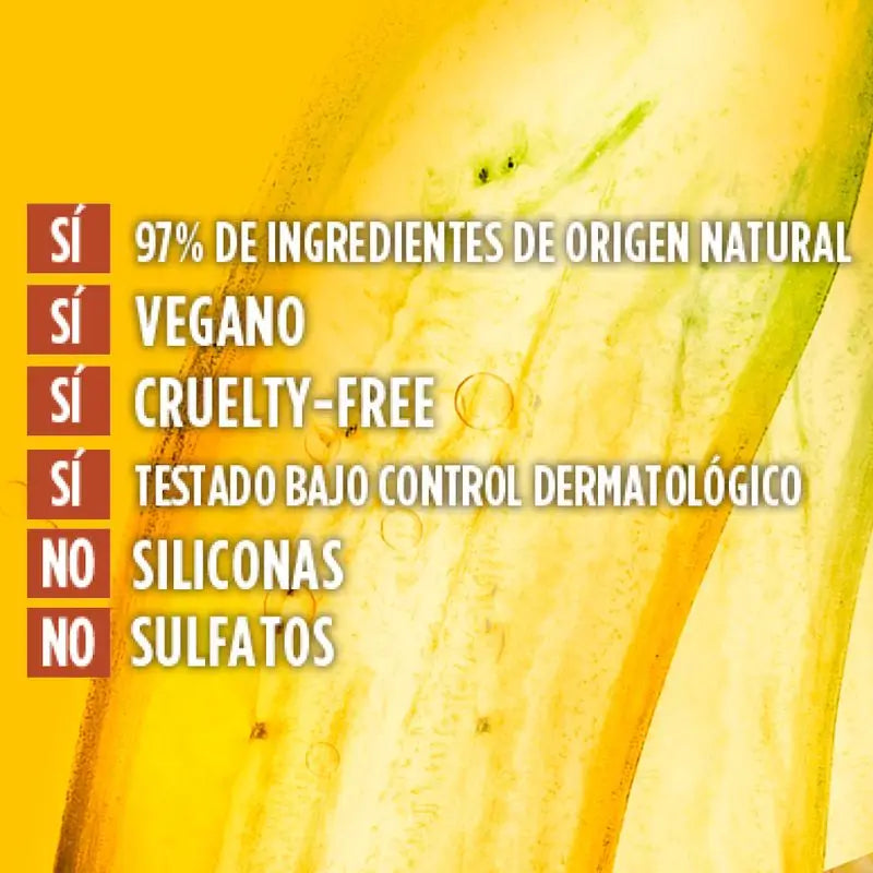 Garnier Fructis Hair Drink Banana Ultra Nourishing Lellar Treatment. Haar 10X mehr genährt und glänzend, 200Ml