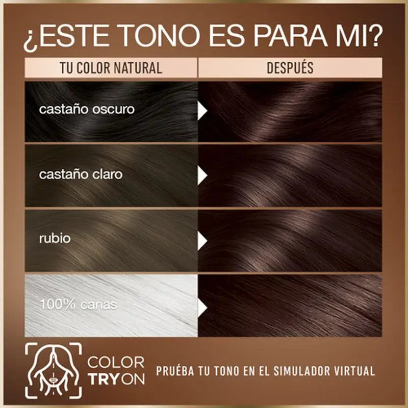Garnier Good Permanent Colouring Ammoniakfrei, 90% natürlichen Ursprungs Farbton 3.12 Cranberry Brown.