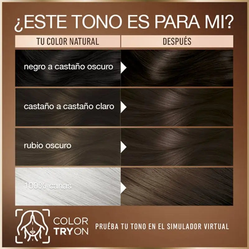 Garnier Good Permanent Colouring Ammoniakfrei, 90% natürlichen Ursprungs Farbton 4.0 Kakaobraun.
