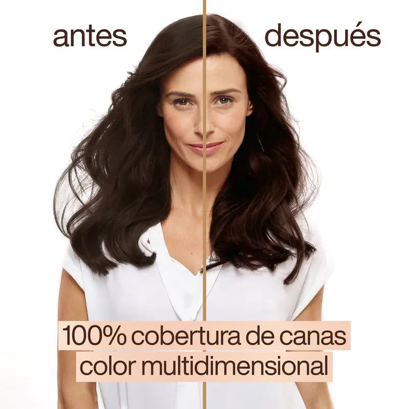 Garnier Good Permanent Colouring Ammoniakfrei, 90% natürlichen Ursprungs Farbton 4.15 Braun Glacé Brown.