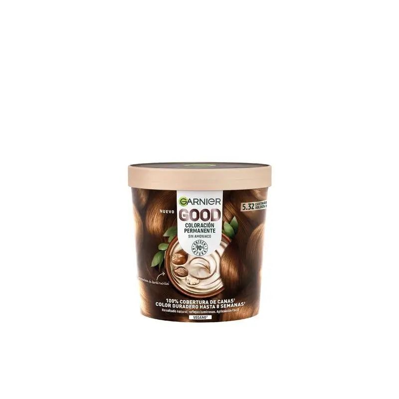 Garnier Good Permanent Colouring Ammoniakfrei, 90% natürlichen Ursprungs Farbton 5.32 Brünierter Sonnenuntergang