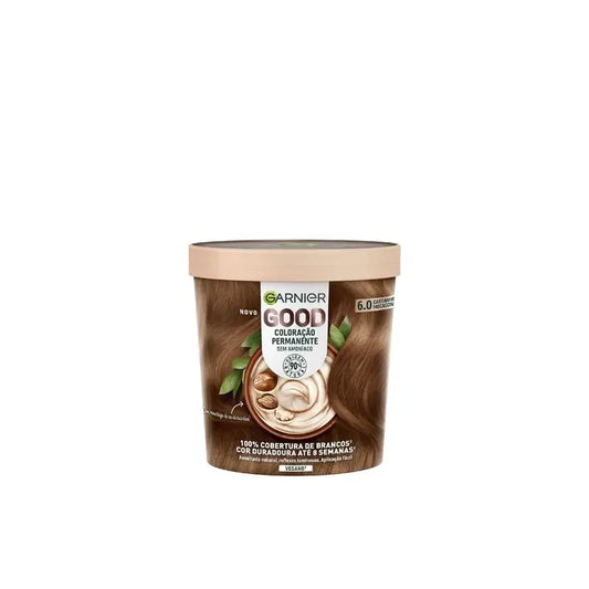Garnier Good Permanent Colouring, Ammoniakfrei, 90% natürlichen Ursprungs Farbton 6.0 Auburn Mocaccino.