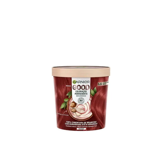 Garnier Good Permanent Colouring Ammoniakfrei, 90% natürlichen Ursprungs Farbton 6.6 Granatapfelrot.