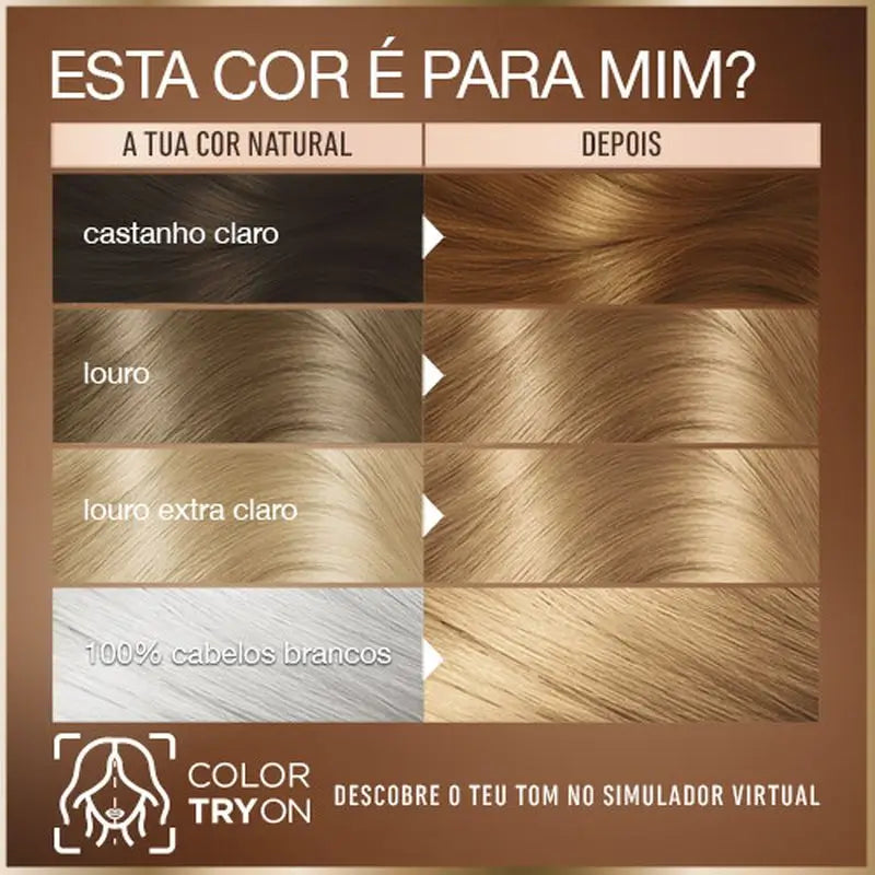Garnier Good Permanent Colouring Ammoniakfrei, 90% natürlichen Ursprungs Farbton 7.0 Mandelblond.