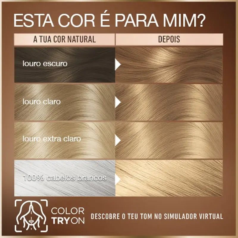 Garnier Good Permanent Colouring Ammoniakfrei, 90% natürlichen Ursprungs Farbton 8.0 Honigblond.