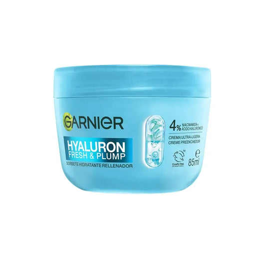 Garnier Hyaluron Fresh & Plump Feuchtigkeitsspendendes Regenerierendes Sorbet, 85 ml