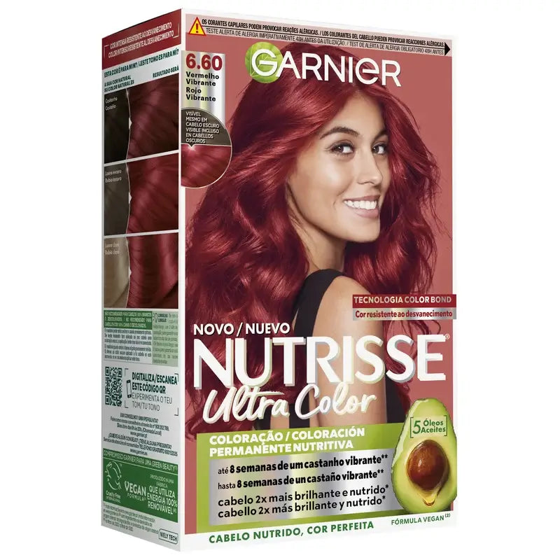 Garnier Nutrisse Ultra Farbe 6.60 Rouge , 160 ml
