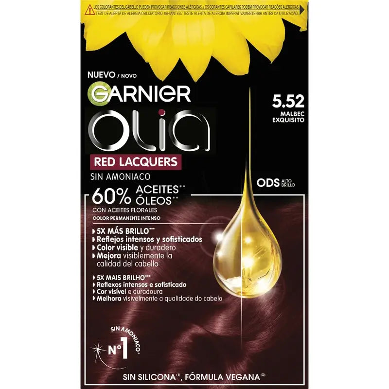 Garnier Olia 5.52 Merlot Exquis Cobrizo