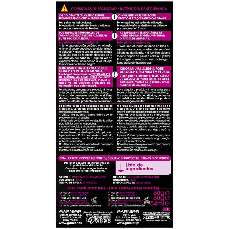 Garnier Olia permanente Färbung ohne Ammoniak für einen angenehmen Duft mit natürlichen Blumenölen - Mahagoni 5.5