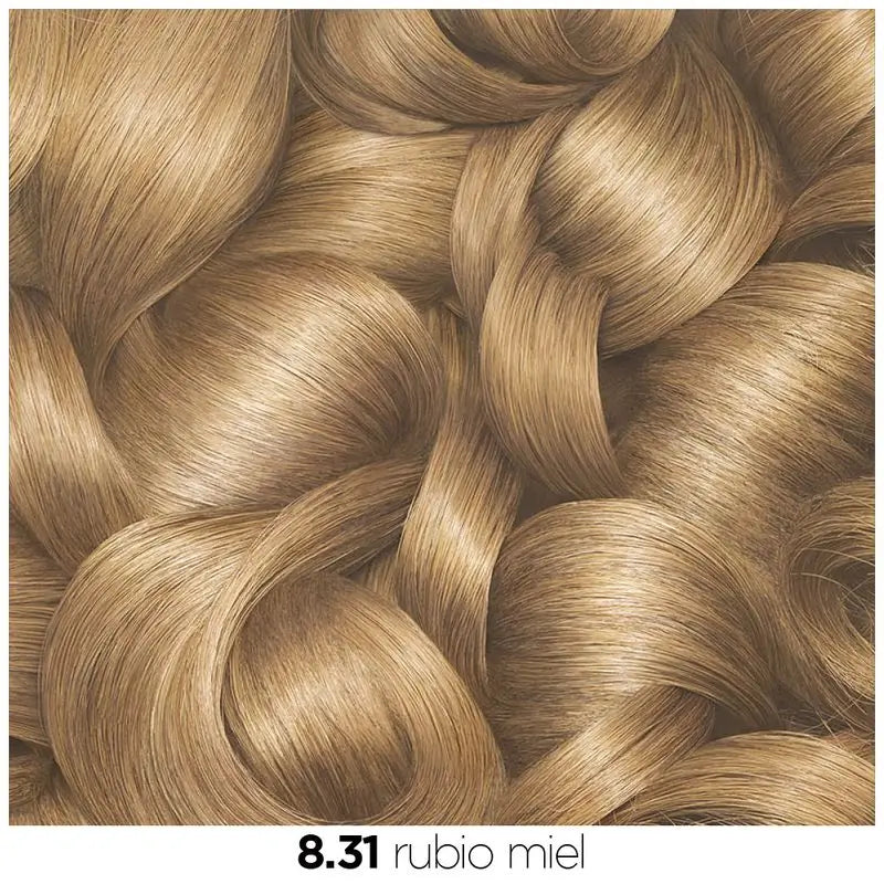 Garnier Olia Ammoniak-freie permanente Färbung für einen angenehmen Duft mit natürlichen Blumenölen - Honigblond 8.31