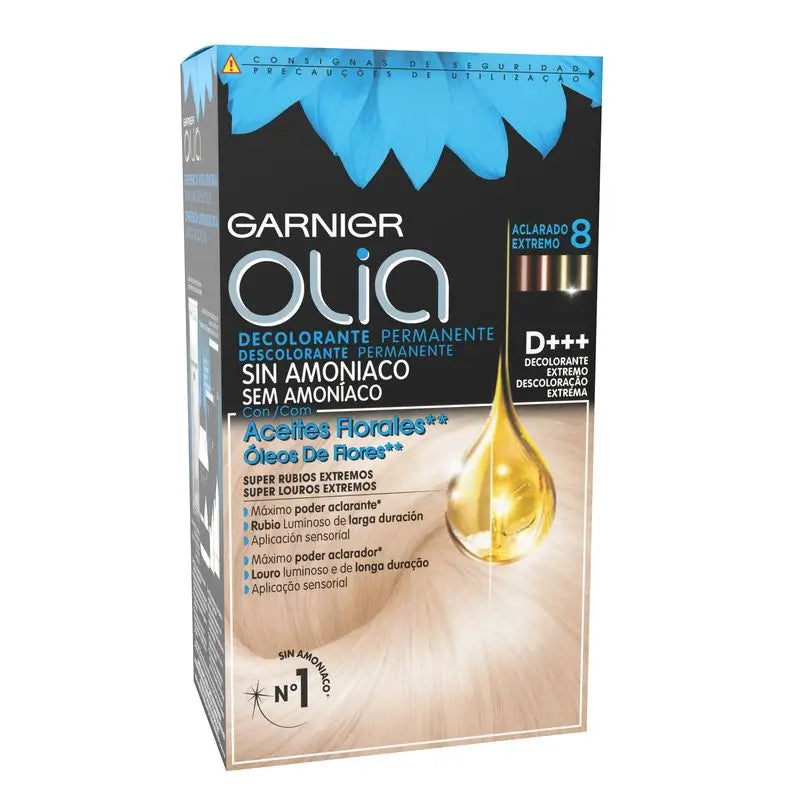 Garnier Olia Ammoniakfreies Permanentes Färbemittel mit natürlichen Blütenölen - Extreme Färbemittel D+++
