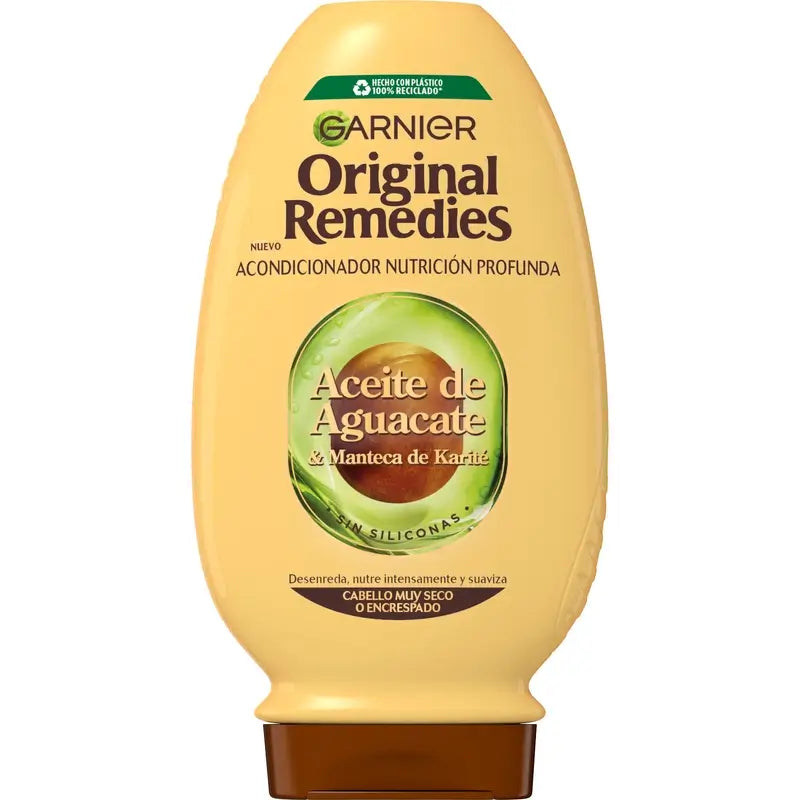 Garnier Original Remedies Avocado-Öl & Shea Butter Conditioner für krauses & widerspenstiges Haar 250ml