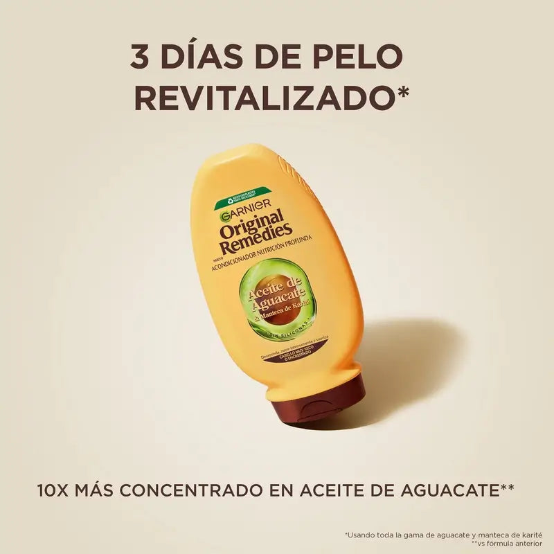 Garnier Original Remedies Avocado-Öl & Shea Butter Conditioner für krauses & widerspenstiges Haar 250ml