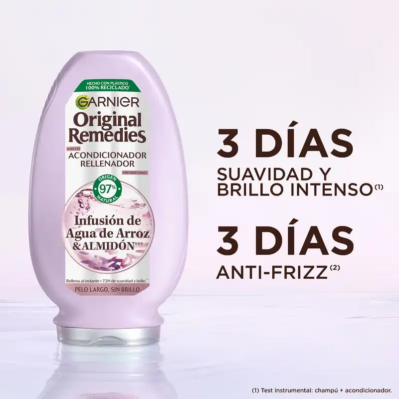 Garnier Original Remedies Reiswasser & Stärke Pflegespülung, 250 ml