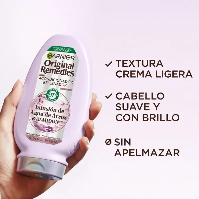 Garnier Original Remedies Reiswasser & Stärke Pflegespülung, 250 ml